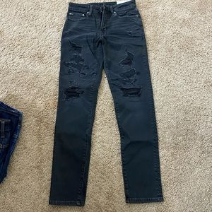 New men’s black jeans